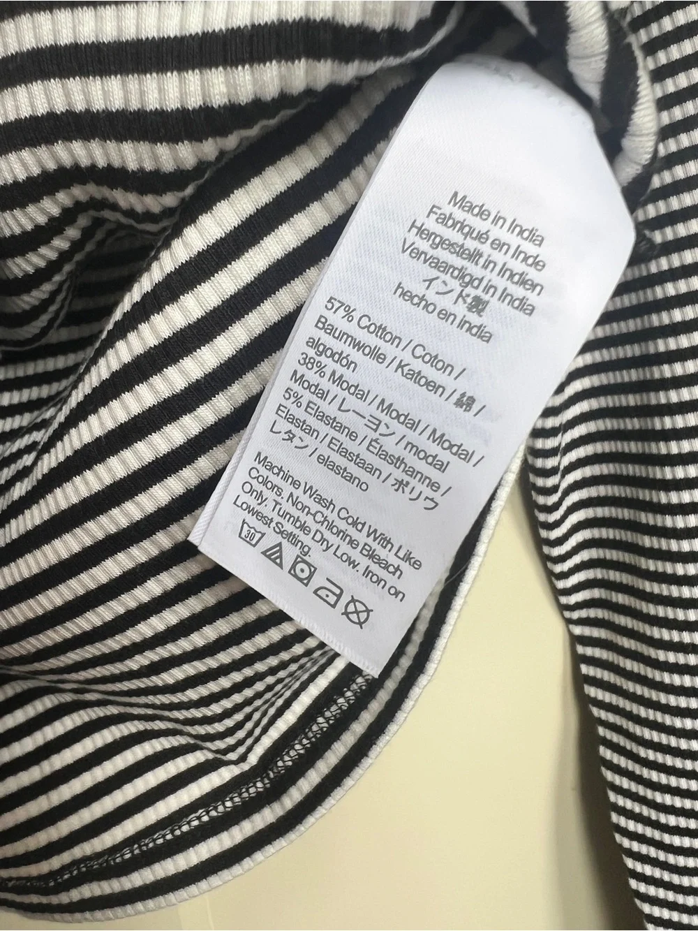 J.Crew Striped Ribbed Cardigan Gold Button Detail Size S